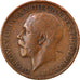Coin, Great Britain, George V, Farthing, 1913, VF(30-35), Bronze, KM:808.1