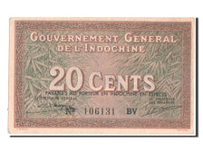 Banconote, Indocina francese, 20 Cents, 1939, SPL