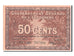 Banknote, French Indochina, 50 Cents, 1939, AU(55-58)