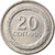 Munten, Colombia, 20 Centavos, 1969, ZF, Nickel Clad Steel, KM:227