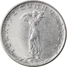 Coin, Turkey, 25 Kurus, 1966, EF(40-45), Stainless Steel, KM:892.2