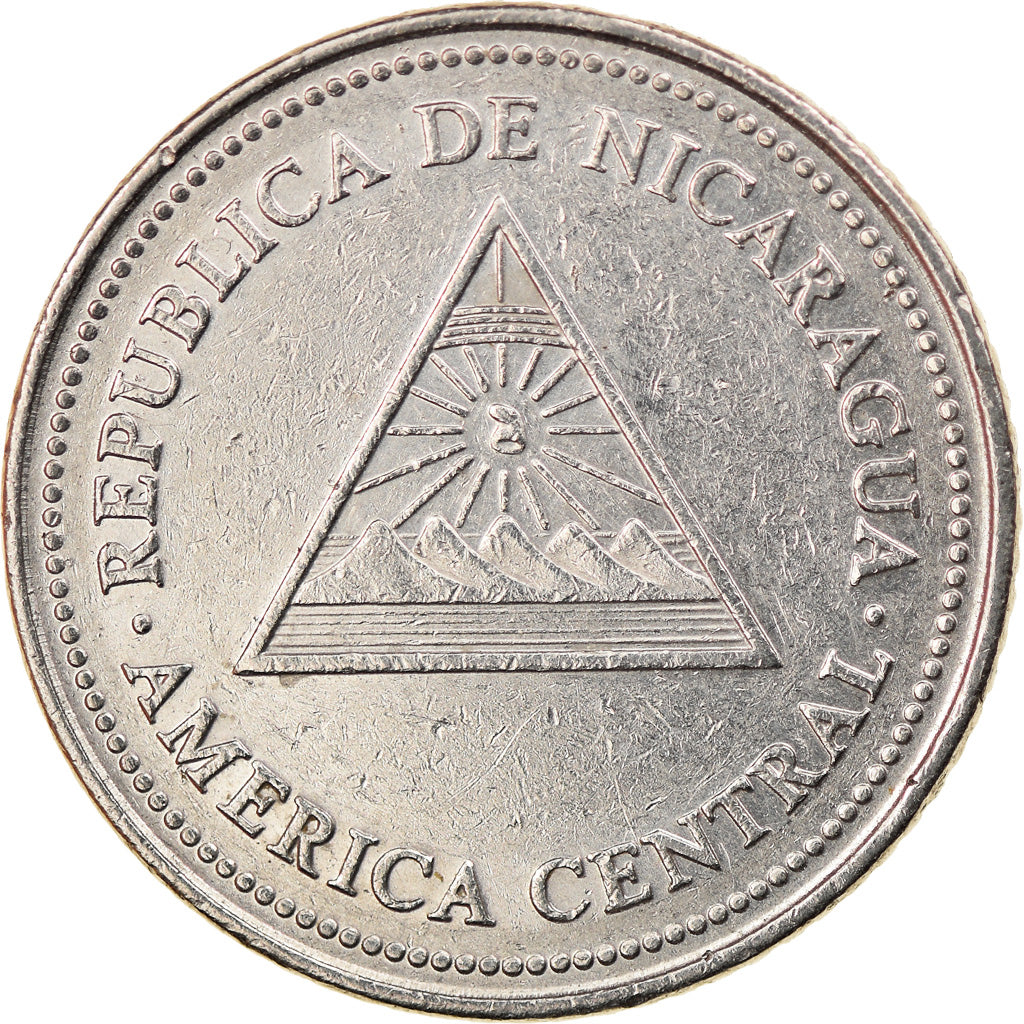 Monnaie, Nicaragua, Cordoba, 1997, TTB, Nickel Clad Steel, KM:89