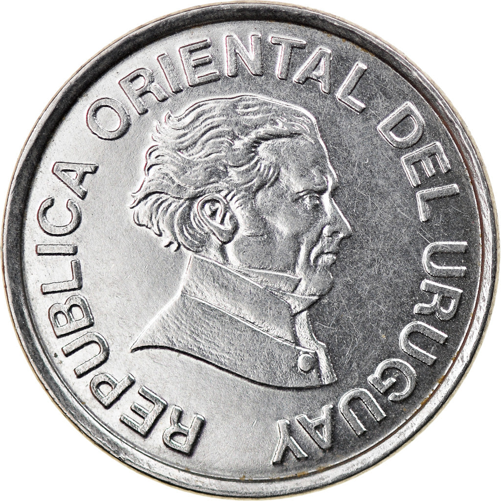 Coin, Uruguay, 50 Centesimos, 1998, EF(40-45), Stainless Steel, KM:106