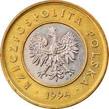 Coin, Singapore, 10 Cents, 1994, Singapore Mint, EF(40-45), Copper-nickel, KM:3