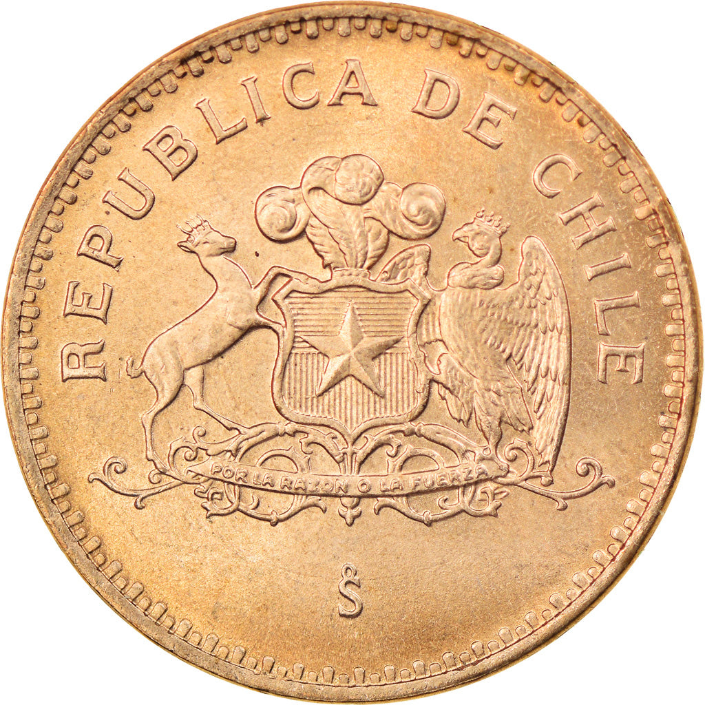 Coin, Chile, 100 Pesos, 1992, Santiago, AU(55-58), Aluminum-Bronze, KM:226.2