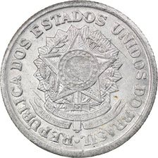 Coin, Brazil, 2 Cruzeiros, 1961, EF(40-45), Aluminum, KM:571