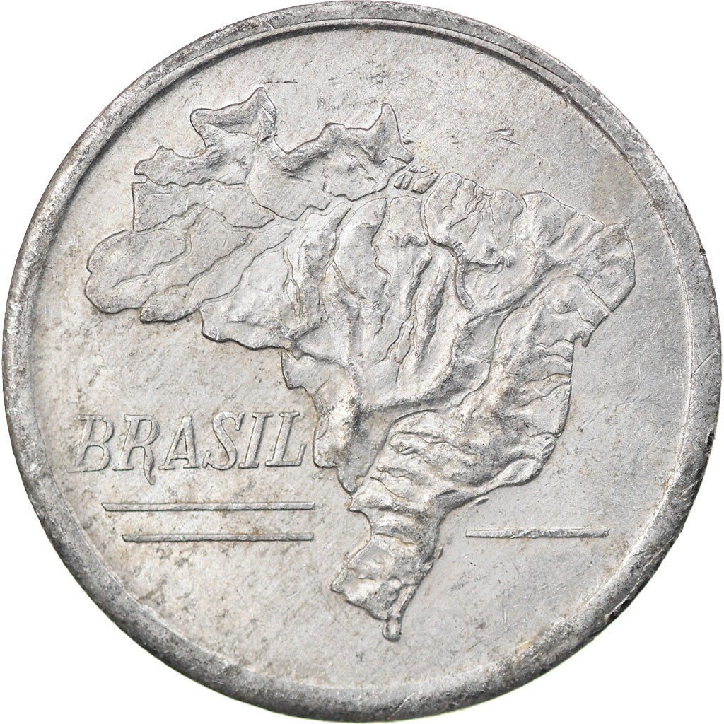 Coin, Brazil, 20 Cruzeiros, 1965, EF(40-45), Aluminum, KM:573