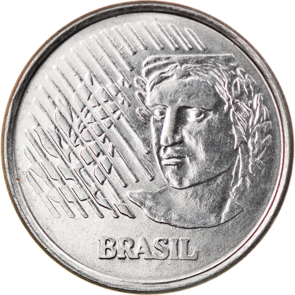 Coin, Brazil, Real, 1994, EF(40-45), Stainless Steel, KM:636