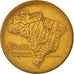 Coin, Brazil, 2 Cruzeiros, 1946, EF(40-45), Aluminum-Bronze, KM:559