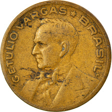 Coin, Brazil, 20 Centavos, 1943, EF(40-45), Aluminum-Bronze, KM:556a