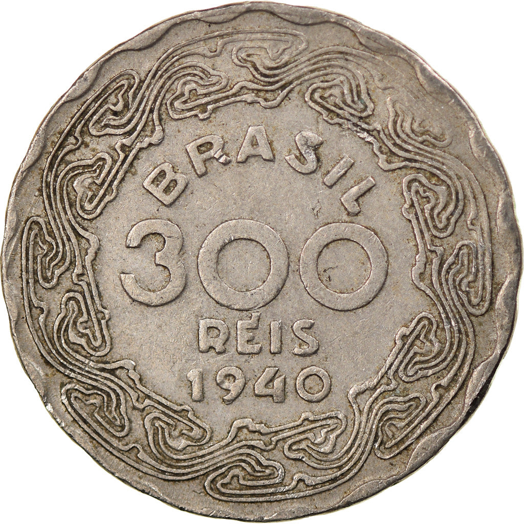 Monnaie, Brésil, 300 Reis, 1940, TTB, Copper-nickel, KM:546