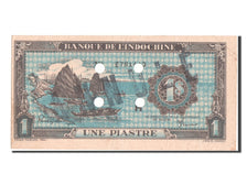 French Indo-China, 1 Piastre, KM #59b, AU(50-53)