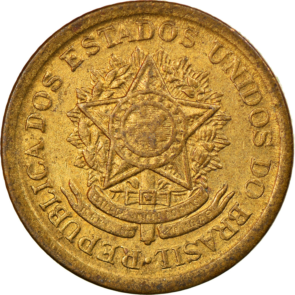 Coin, Brazil, 50 Centavos, 1956, EF(40-45), Aluminum-Bronze, KM:566