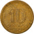 Munten, Brazilië, 10 Centavos, 1954, ZF, Aluminum-Bronze, KM:561