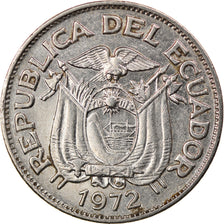 Coin, Ecuador, 20 Centavos, 1972, EF(40-45), Nickel Clad Steel, KM:77.1c