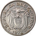 Coin, Ecuador, 20 Centavos, 1972, EF(40-45), Nickel Clad Steel, KM:77.1c