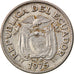 Moneda, Ecuador, 50 Centavos, Cincuenta, 1975, MBC, Níquel recubierto de acero