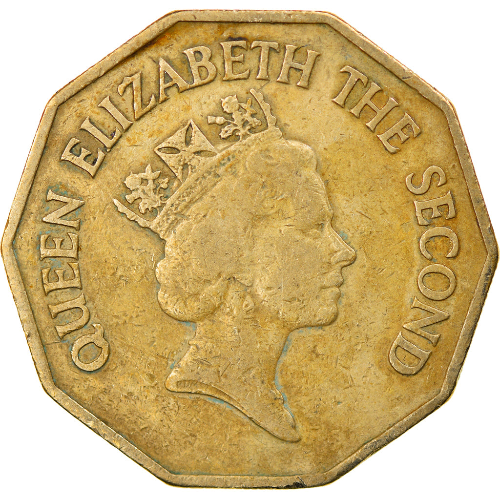 Moneta, Belize, Dollar, 1990, BB, Nichel-ottone, KM:99