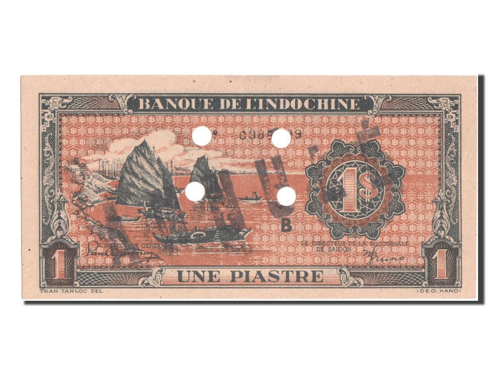 Indochina, 1 Piastre, UNC(63)