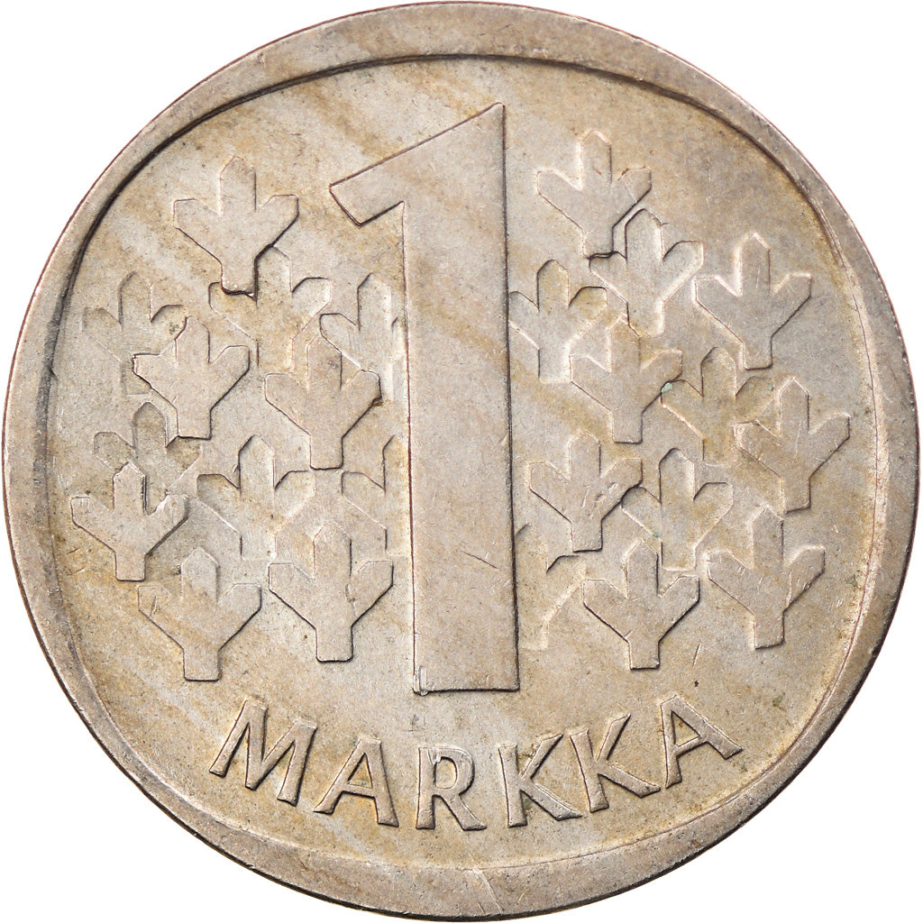 Munten, Finland, Markka, 1987, ZF, Copper-nickel, KM:49a