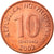 Coin, Philippines, 10 Sentimos, 2002, AU(55-58), Copper Plated Steel, KM:270.1