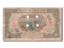 French Indo-China, 5 Piastres, KM #62a, F(12-15)