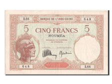 Banknot, Nowa Kaledonia, 5 Francs, AU(50-53)