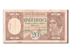 Costa francese dei somali, 20 Francs, BB