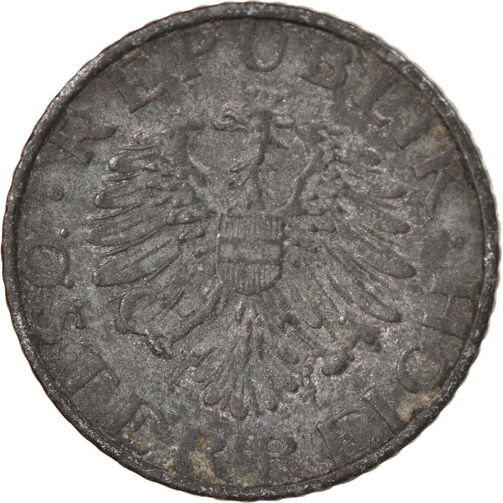 Coin, Austria, 5 Groschen, 1955, EF(40-45), Zinc, KM:2875