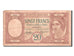 French Somaliland, 20 Francs, KM #7a, EF(40-45), D18