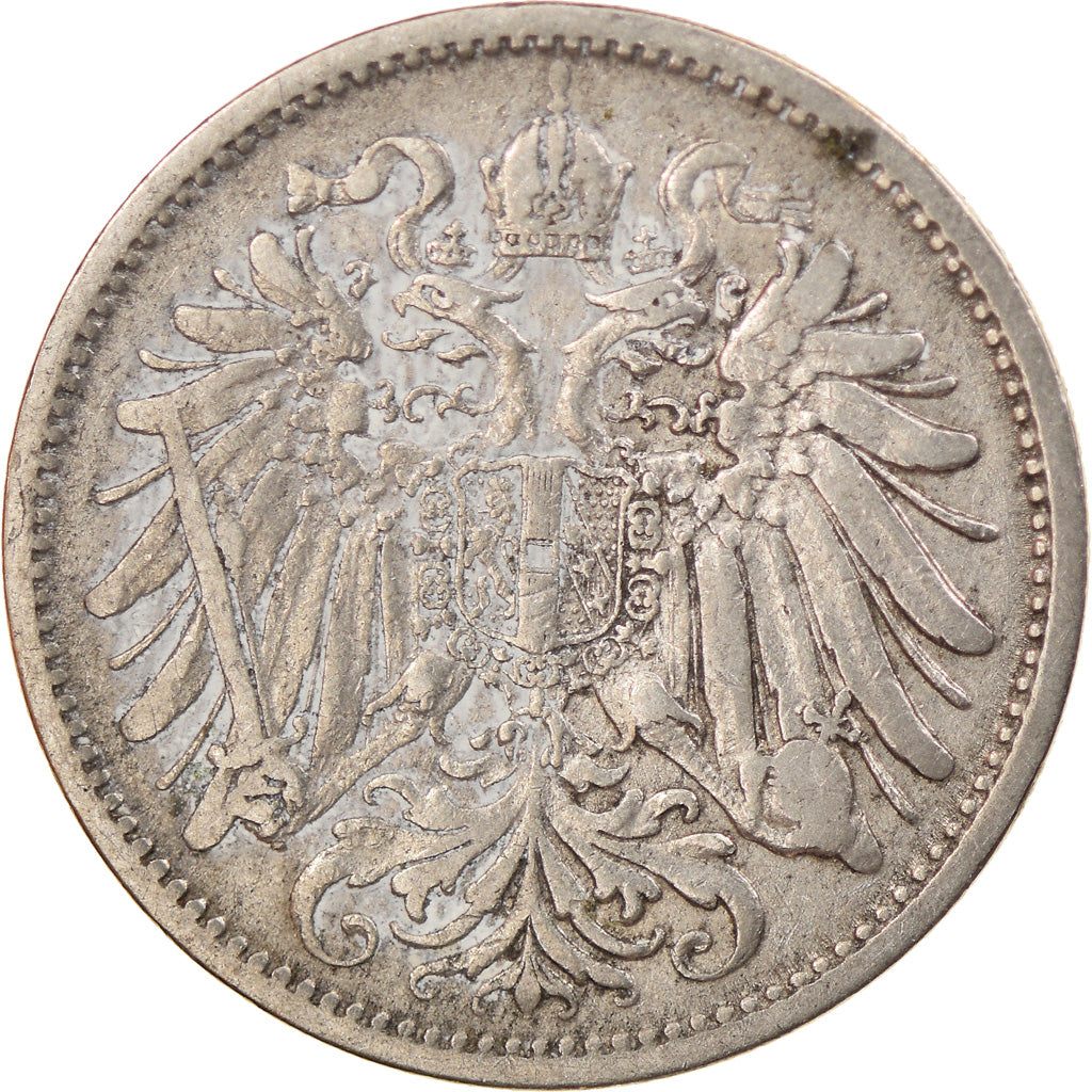 Coin, Austria, Franz Joseph I, 20 Heller, 1895, EF(40-45), Nickel, KM:2803