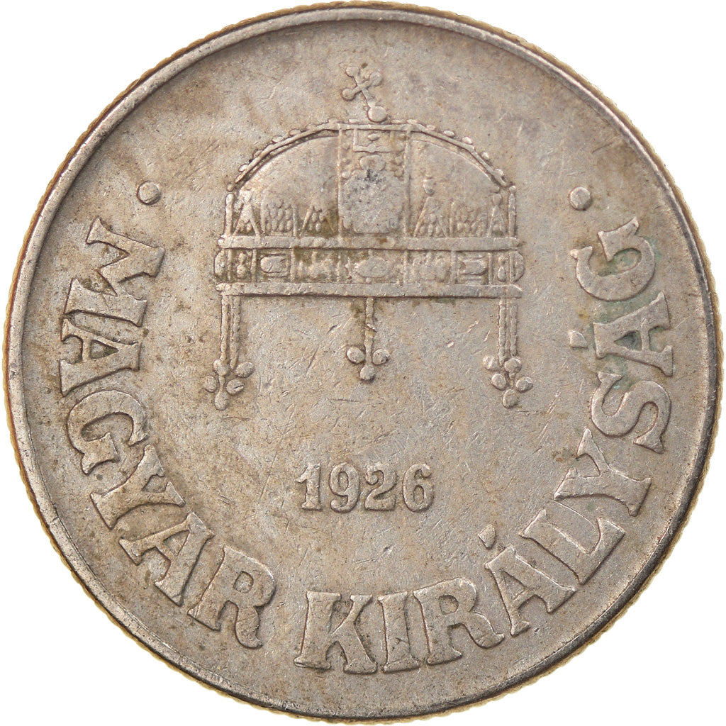 Moneta, Ungheria, 50 Fillér, 1926, Budapest, BB, Rame-nichel, KM:509
