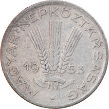 Münze, Ungarn, 20 Fillér, 1953, Budapest, SS, Aluminium, KM:550