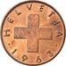 Monnaie, Suisse, 2 Rappen, 1963, Bern, SUP, Bronze, KM:47