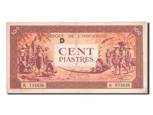 French Indo-China, 100 Piastres, KM #66, AU(50-53), R116636