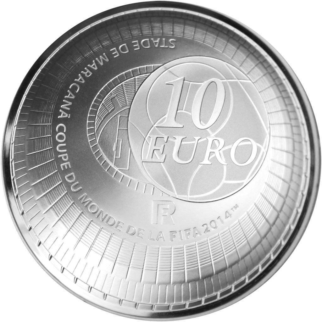 France, 10 Euro, 2014, MS(65-70), Silver, 22.20