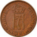 Moneta, Norwegia, Haakon VII, Ore, 1932, EF(40-45), Bronze, KM:367