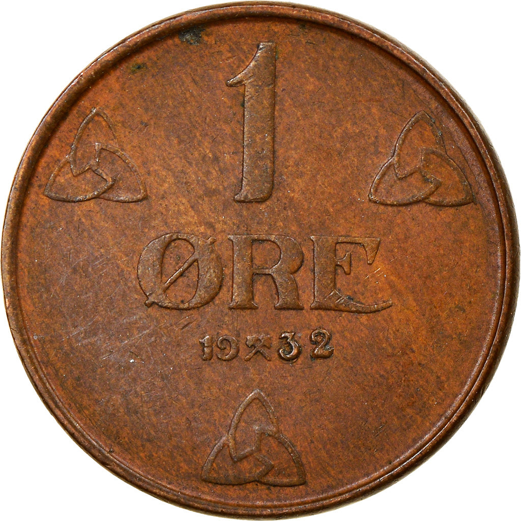 Coin, Norway, Haakon VII, Ore, 1932, EF(40-45), Bronze, KM:367