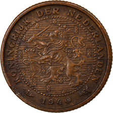 Coin, Netherlands, Wilhelmina I, 1/2 Cent, 1940, EF(40-45), Bronze, KM:138