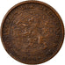Coin, Netherlands, Wilhelmina I, 1/2 Cent, 1940, EF(40-45), Bronze, KM:138