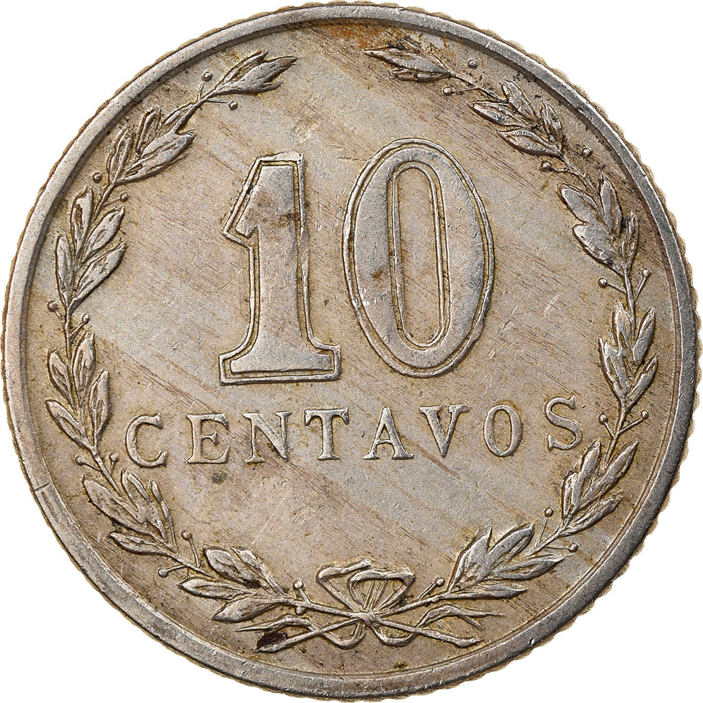 Coin, Argentina, 10 Centavos, 1920, EF(40-45), Copper-nickel, KM:35
