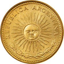 Coin, Argentina, Peso, 1975, EF(40-45), Aluminum-Bronze, KM:69