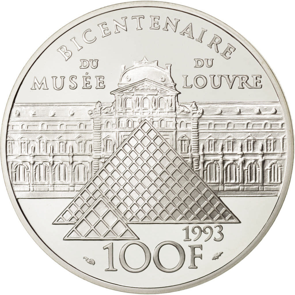 FRANCE, 100 Francs, 1993, KM #1019, MS(65-70), Silver, 22.20