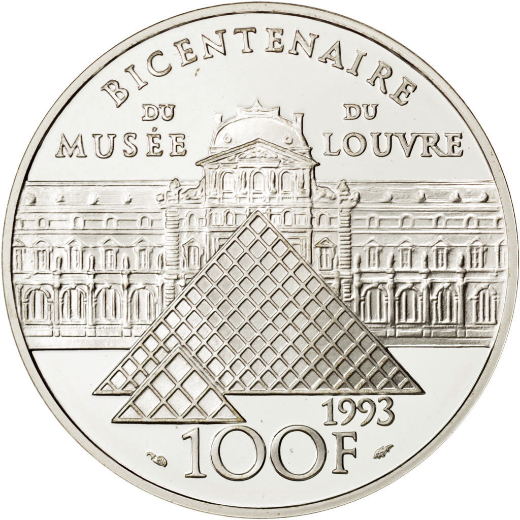 FRANCE, 100 Francs, 1993, KM #1019, MS(65-70), Silver, 22.20