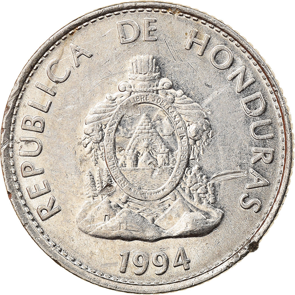 Münze, Honduras, 20 Centavos, 1994, SS, Nickel plated steel, KM:83a.1