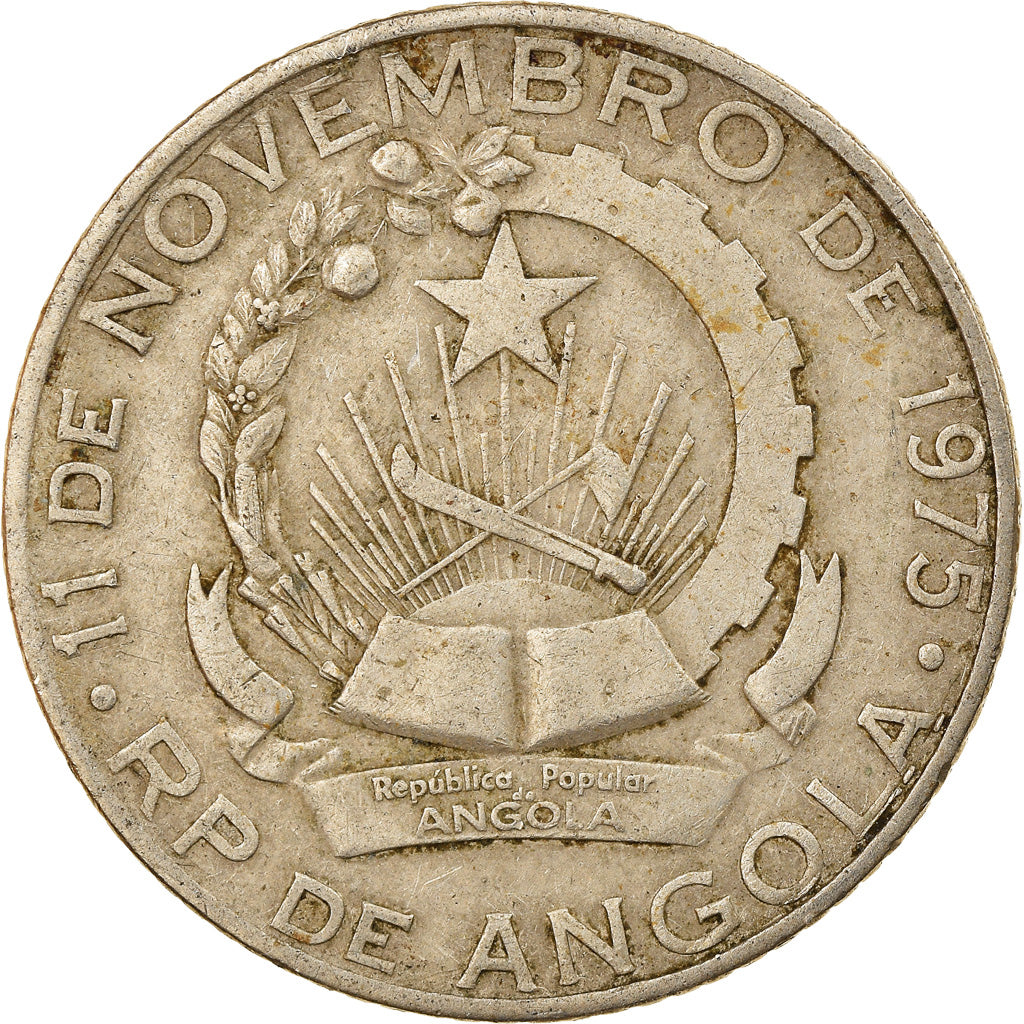 Coin, Angola, 10 Kwanzas, 1978, EF(40-45), Copper-nickel, KM:86.1