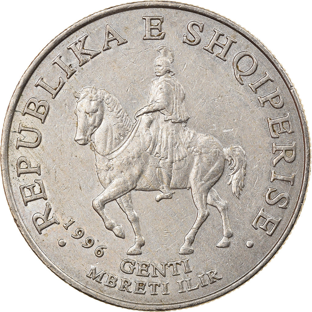 Coin, Albania, 50 Lekë, 1996, EF(40-45), Copper-nickel, KM:79