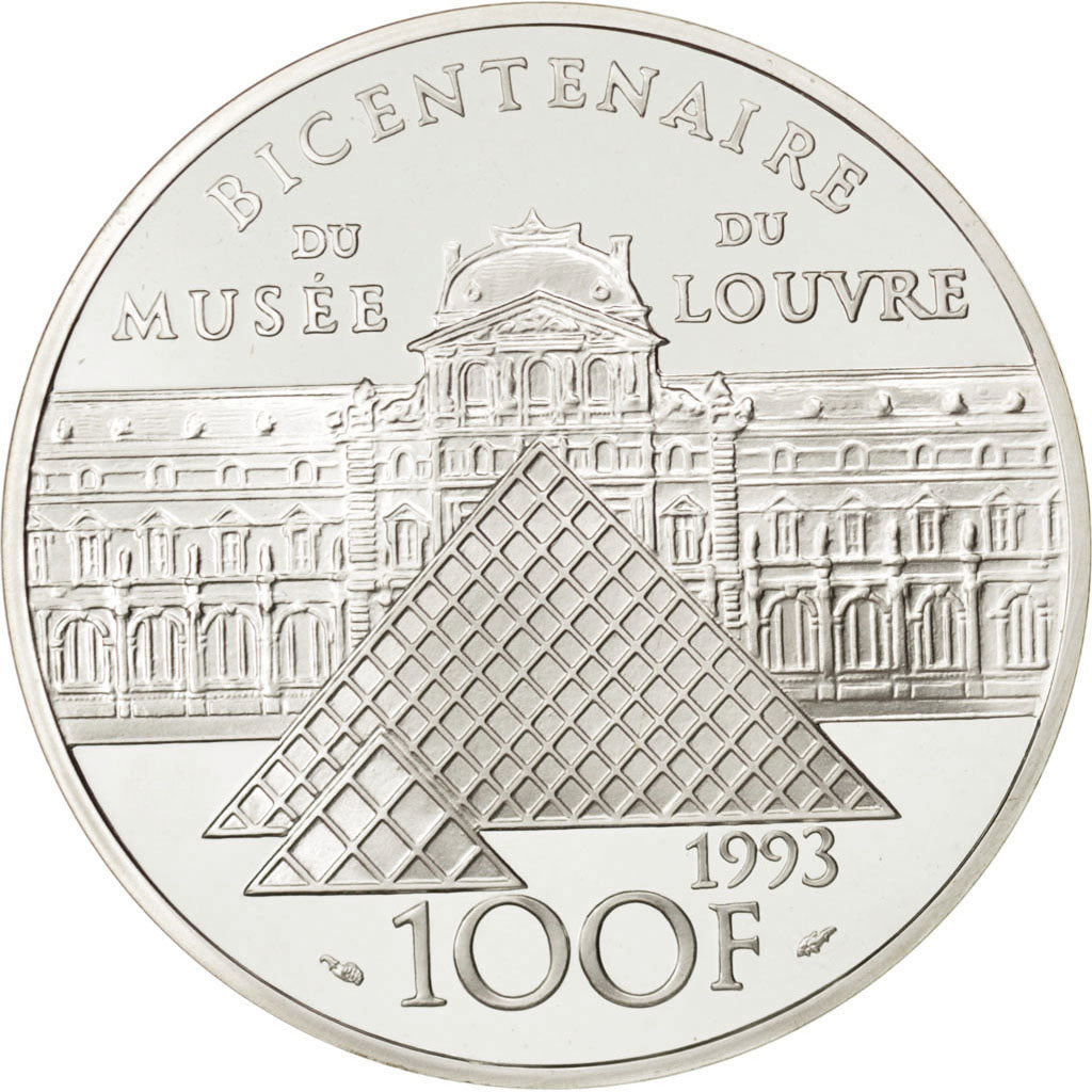 FRANCE, 100 Francs, 1993, KM #1020, MS(65-70), Silver, 22.20