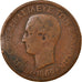 Coin, Greece, George I, 10 Lepta, 1869, Strassburg, VF(20-25), Copper, KM:43