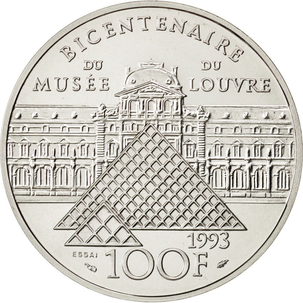 FRANCE, 100 Francs, 1993, KM #1017, MS(65-70), Silver, 22.20